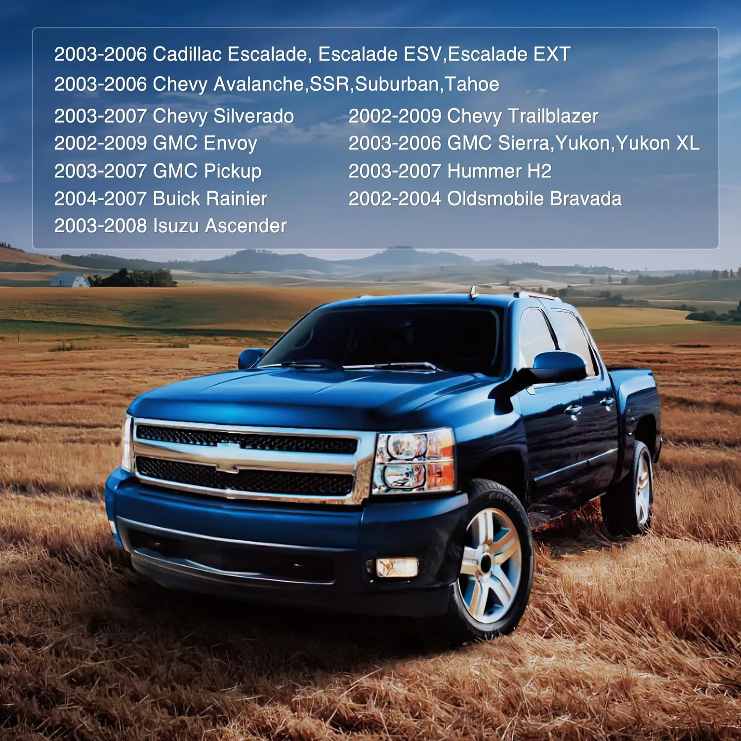2003-2006 Chevy Silverado Suburban Avalanche Tahoe 2003-2007 GMC Sierra Cadillac Yukon Escalade Hummer H2 Turn Signal Switch