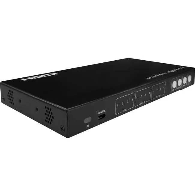 4X2 HDMI 18G MATRIX SWITCHER ARC SPDIF/AUDIO EXTRACTION