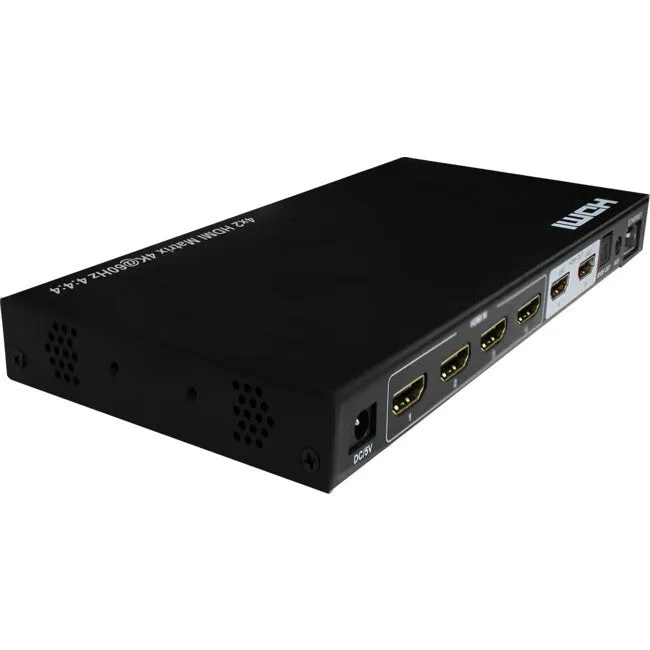 4X2 HDMI 18G MATRIX SWITCHER ARC SPDIF/AUDIO EXTRACTION