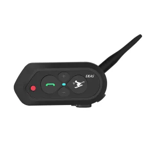 500Mah 1200M EJEAS Motorcycle Skiing Helmet Intercom Headset with Bluetooth Function