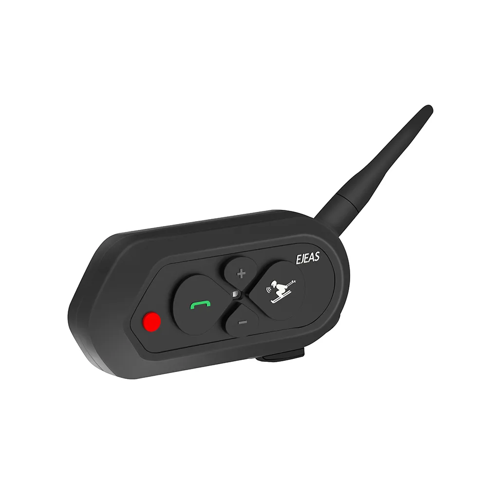 500Mah 1200M EJEAS Motorcycle Skiing Helmet Intercom Headset with Bluetooth Function