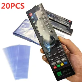 5/10/20PCS Transparent Shrink Film Bag Anti-dust Protective Case Cover for Remote Control