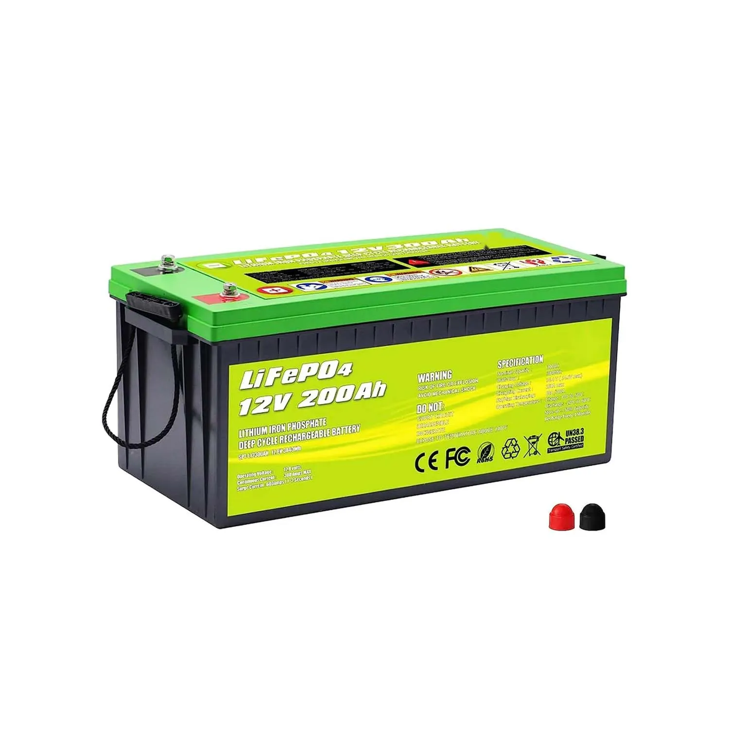 ACOPower 12V 200Ah LiFePO4 Deep Cycle Lithium Battery