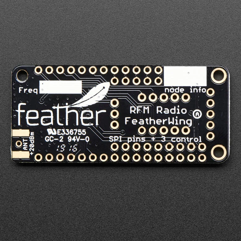 Adafruit LoRa Radio FeatherWing - RFM95W 433 MHz - RadioFruit