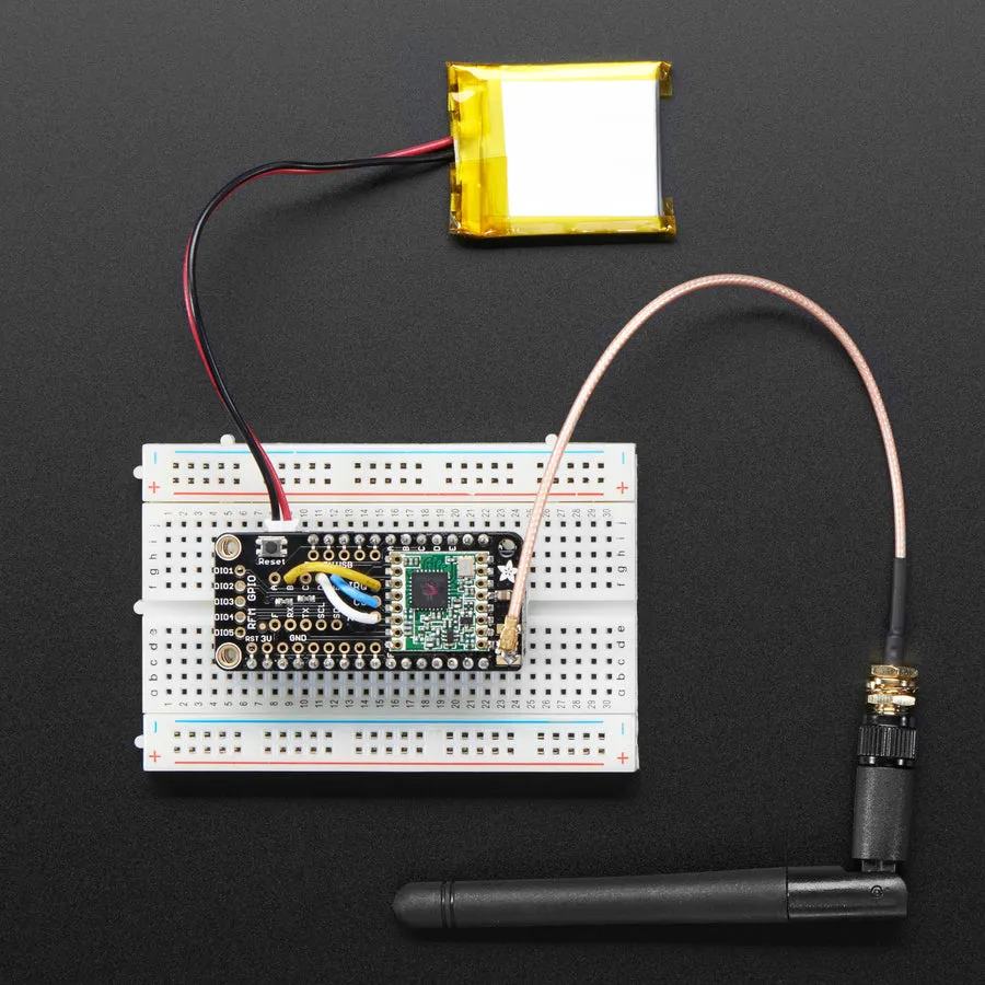 Adafruit LoRa Radio FeatherWing - RFM95W 433 MHz - RadioFruit