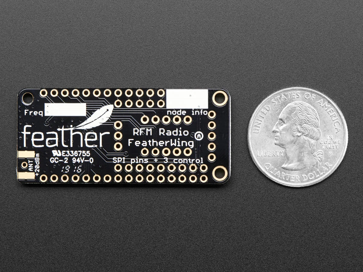 Adafruit LoRa Radio FeatherWing - RFM95W 900 MHz - RadioFruit