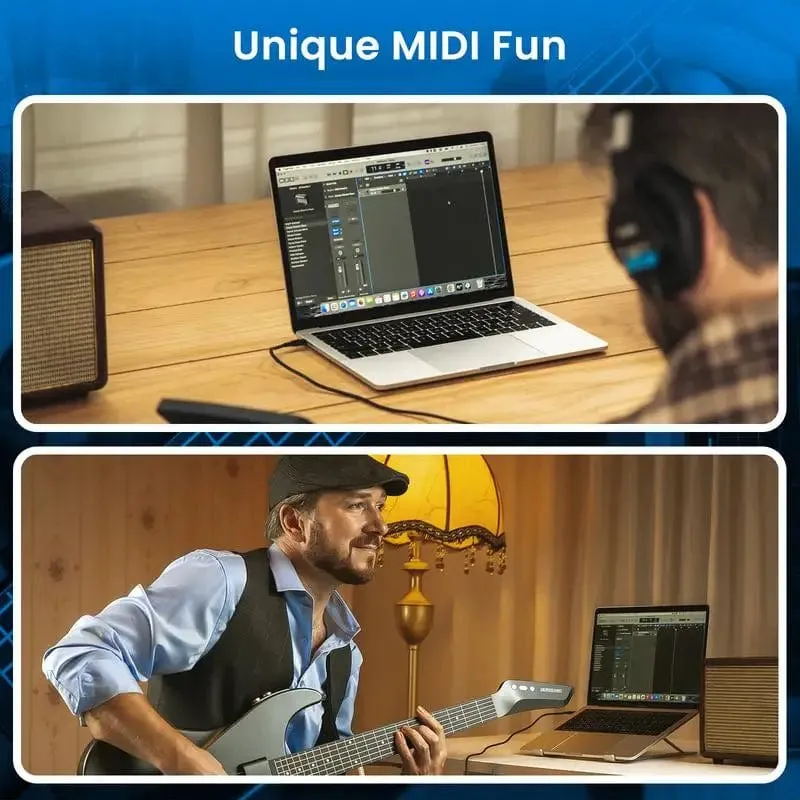 AeroBand Smart Silicone Strings Bluetooth USB MIDI Function Guitar Set