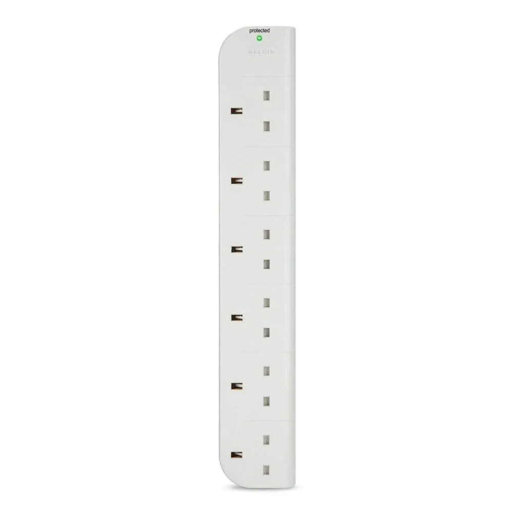 Belkin E-Series 6 Plug SurgeStrip Surge Protected Extension Lead 3M