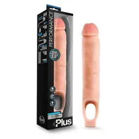 Blush Novelties - Performance Plus Silicone Cock Sheath Penis Extender 11.5" (Beige)