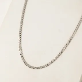 Bowie Chain Necklace Silver