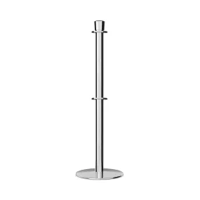 Crown Top Dual Rope Stanchion with Low Profile Base - Montour Line CXLineD