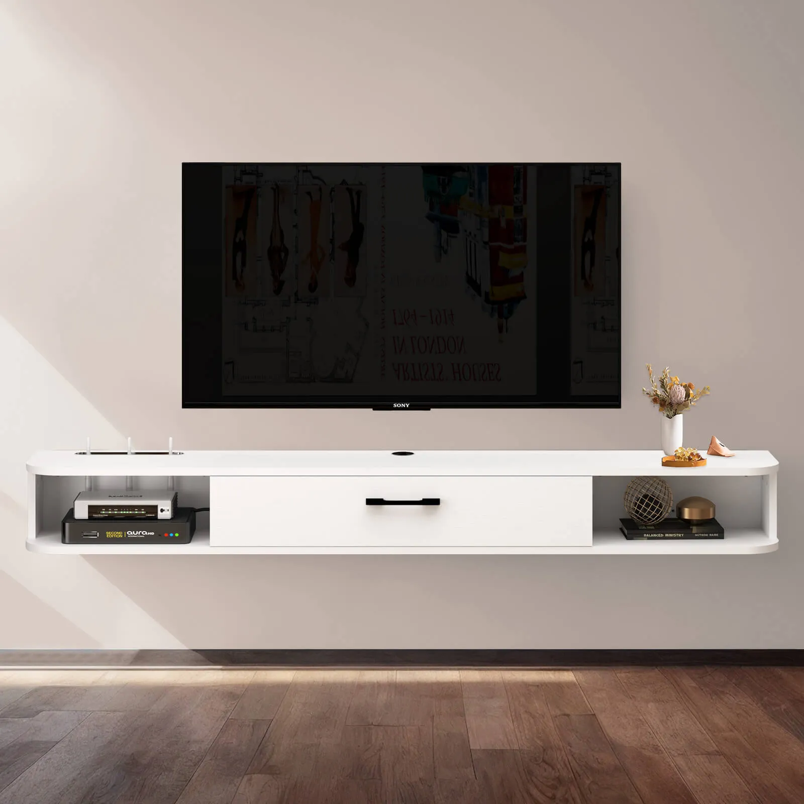 Custom Eclan Floating TV Stand