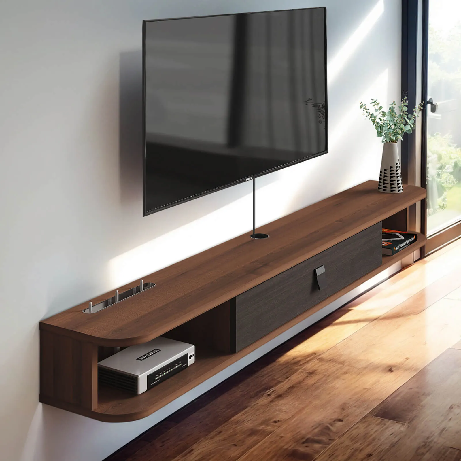 Custom Eclan Floating TV Stand
