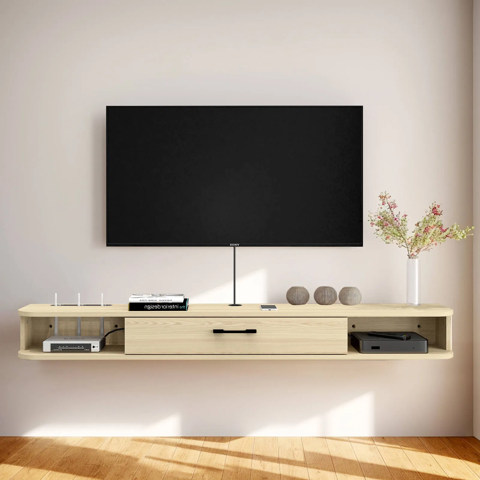 Custom Eclan Floating TV Stand