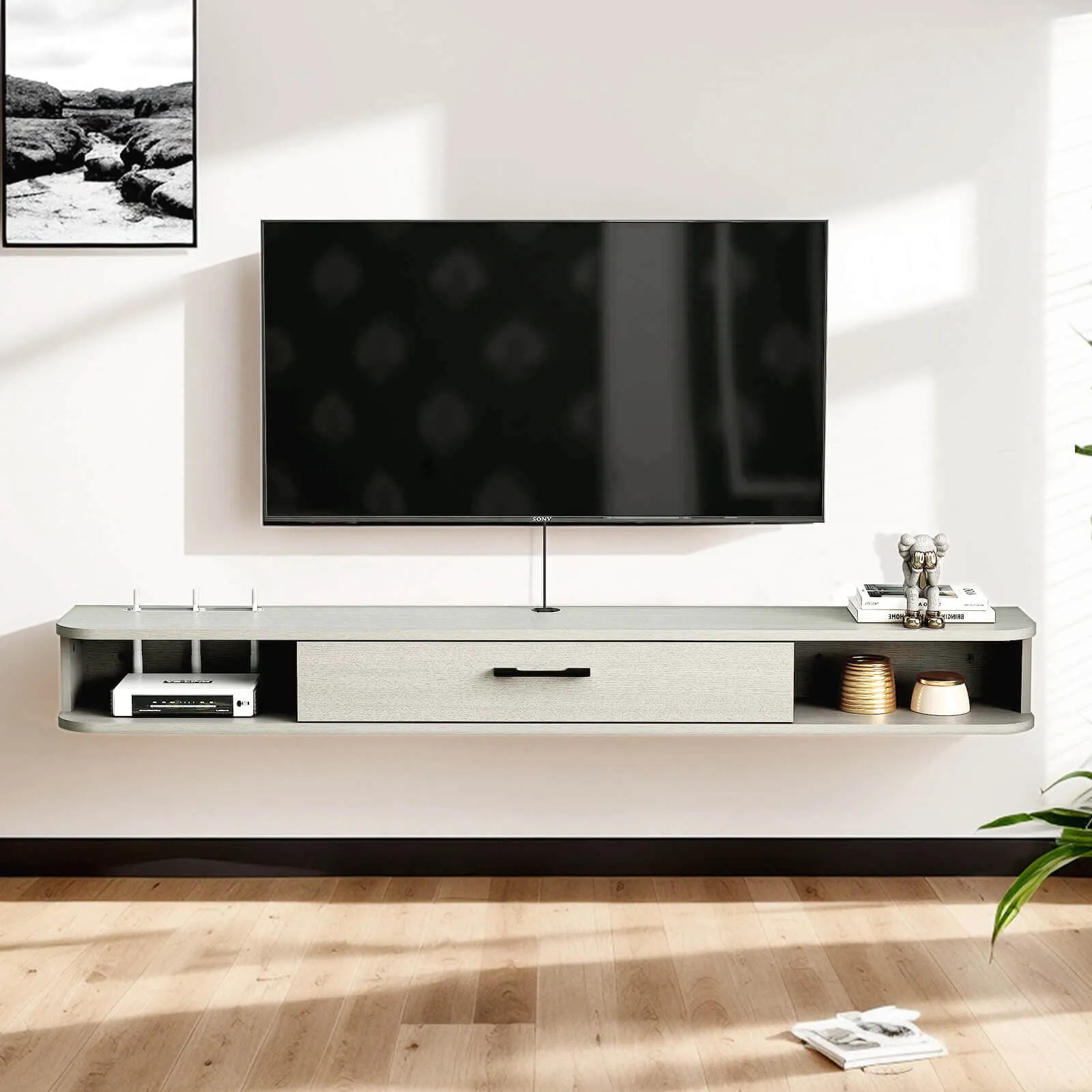 Custom Eclan Floating TV Stand