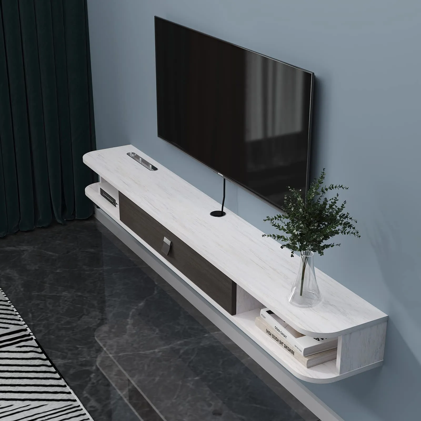 Custom Eclan Floating TV Stand