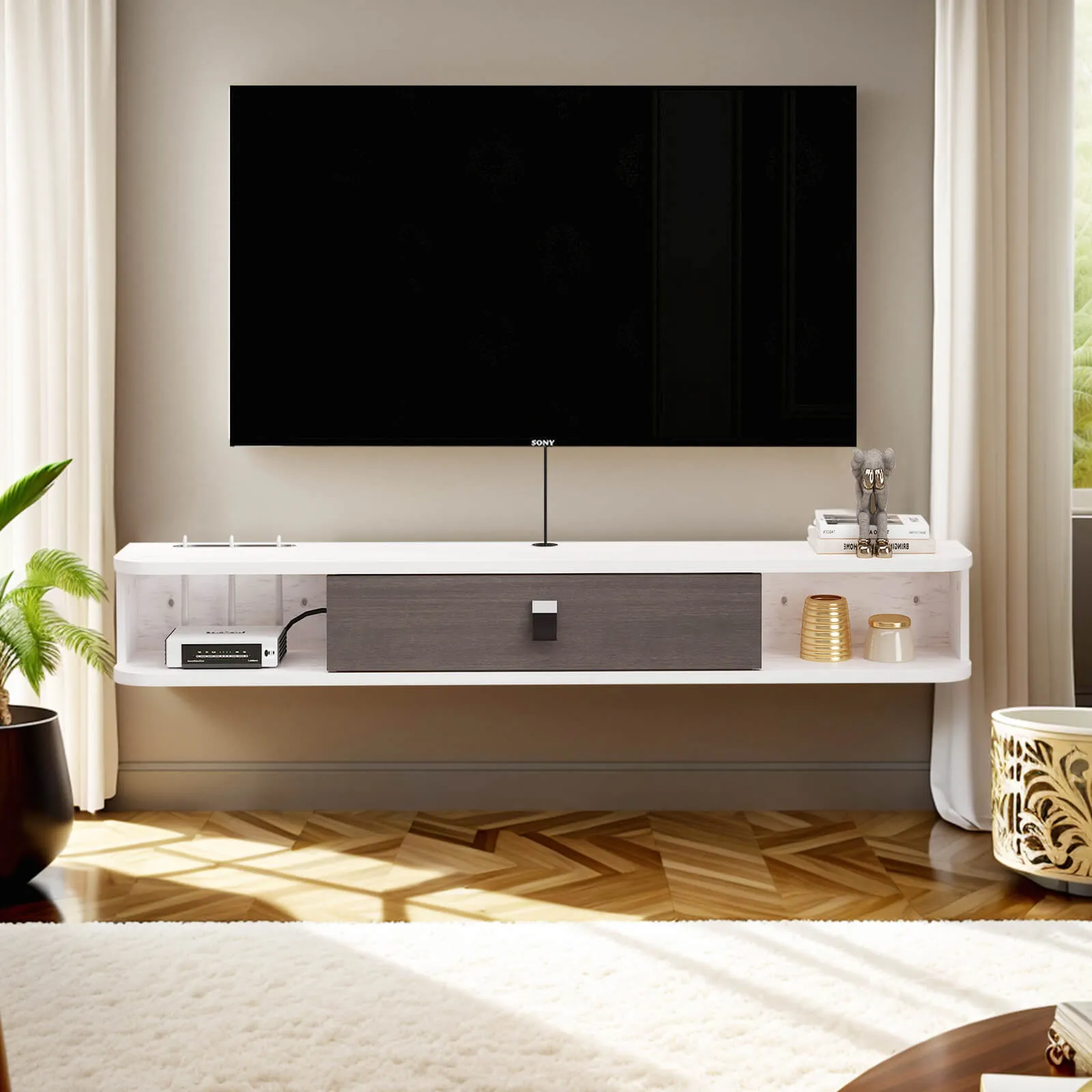 Custom Eclan Floating TV Stand