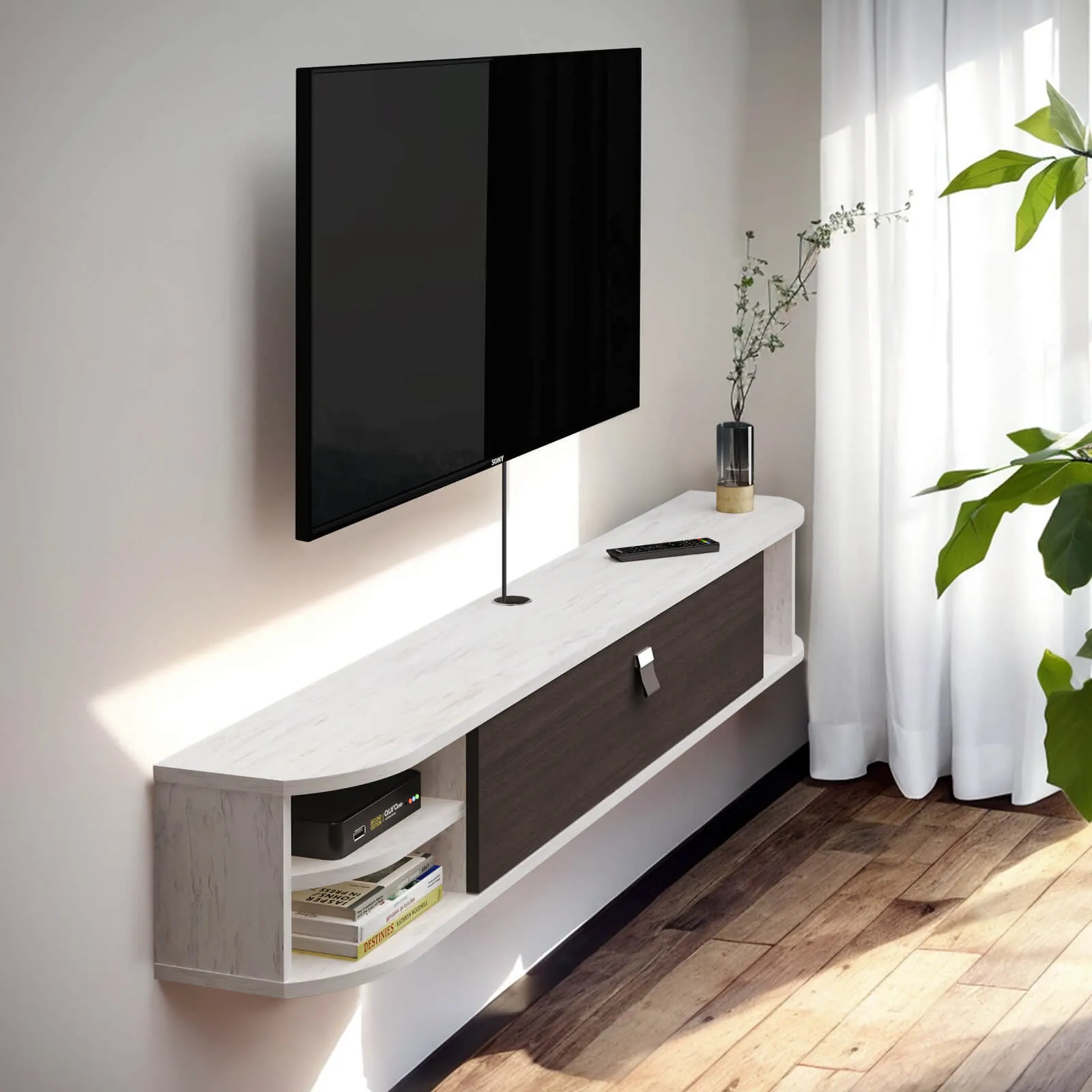 Custom Modestia Floating TV Stand