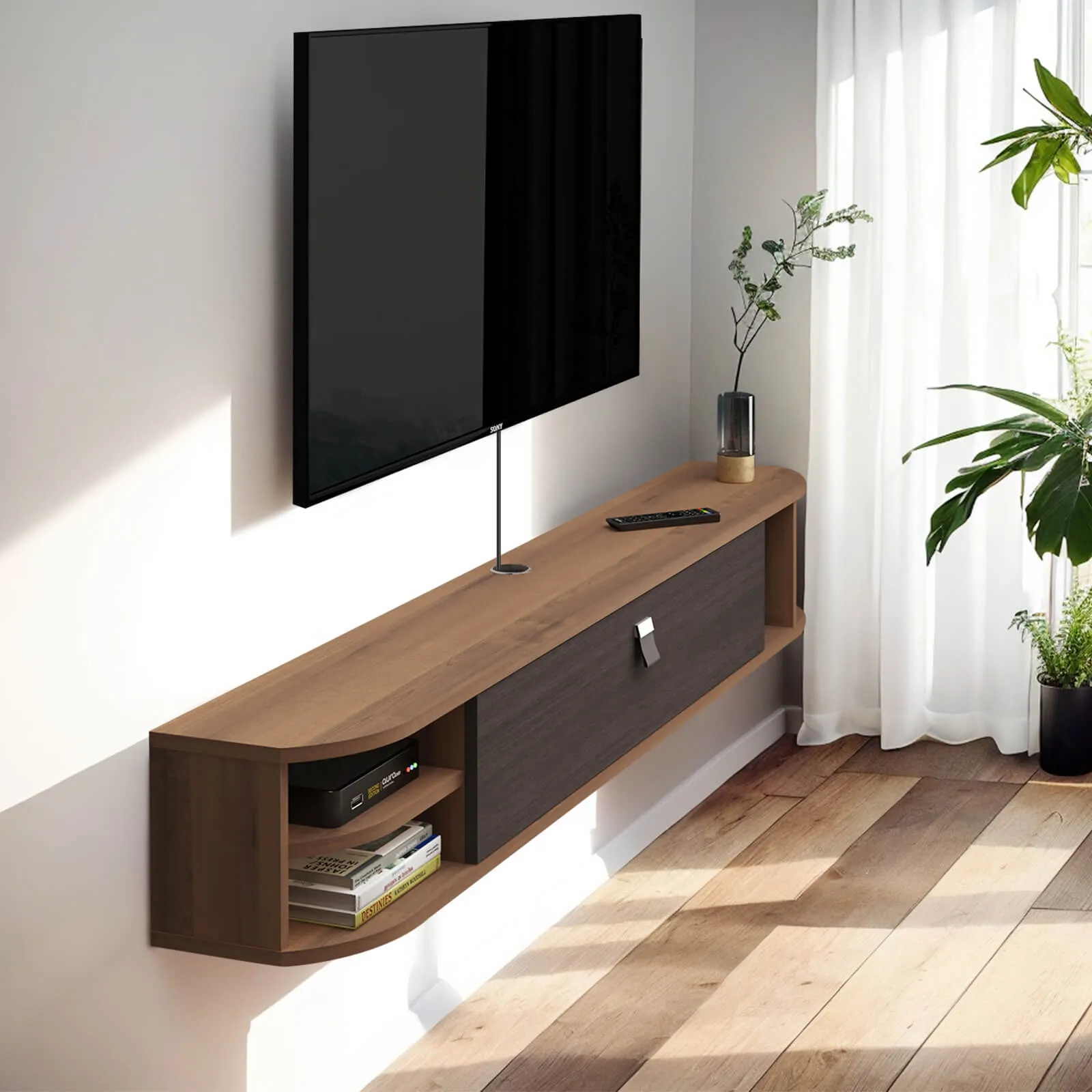 Custom Modestia Floating TV Stand