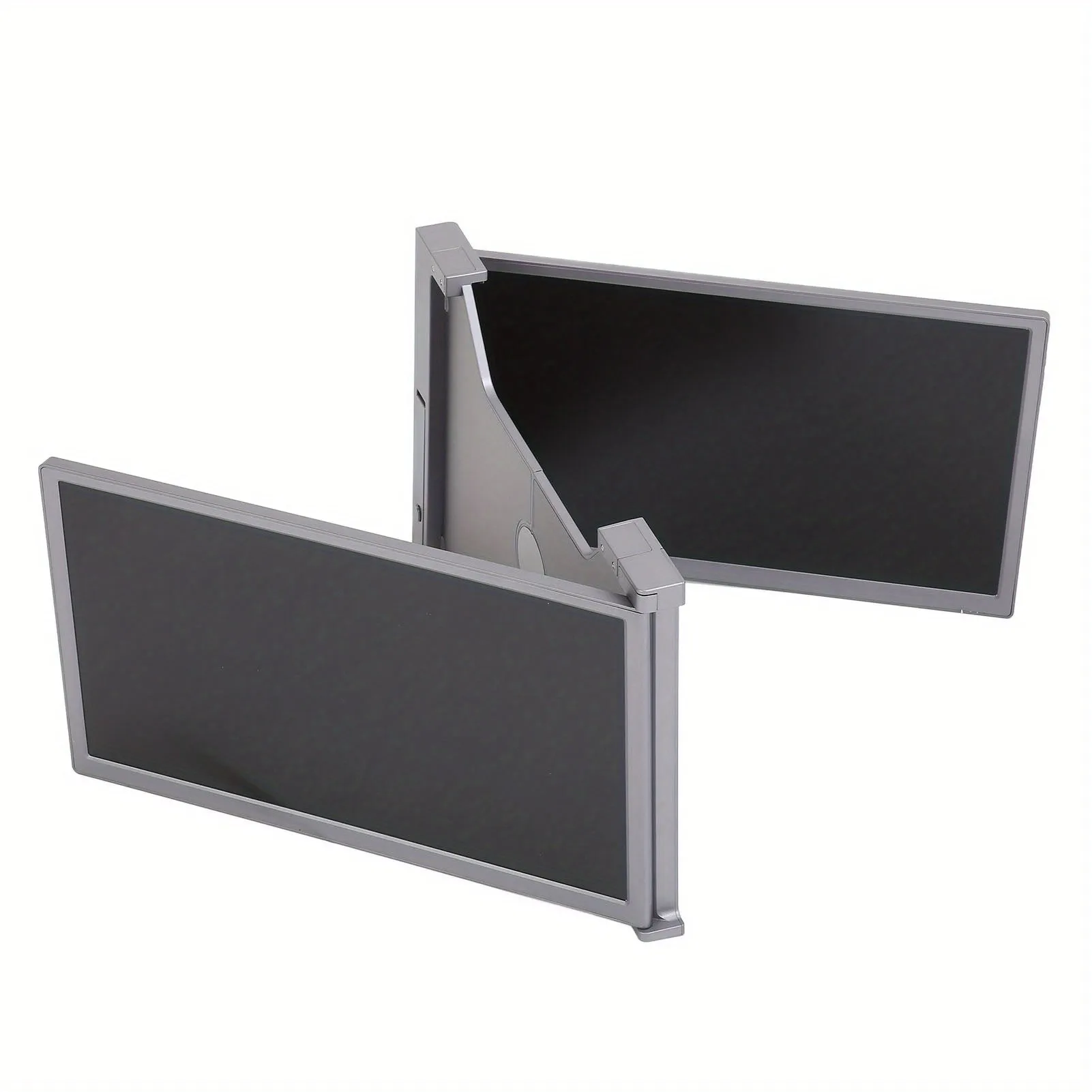 Dual Extender Screen 38.1cm FHD 1080P IPS Folding Dual Monitor Extender Portable Monitor for Laptops PCs Mobile Phones Space Gray