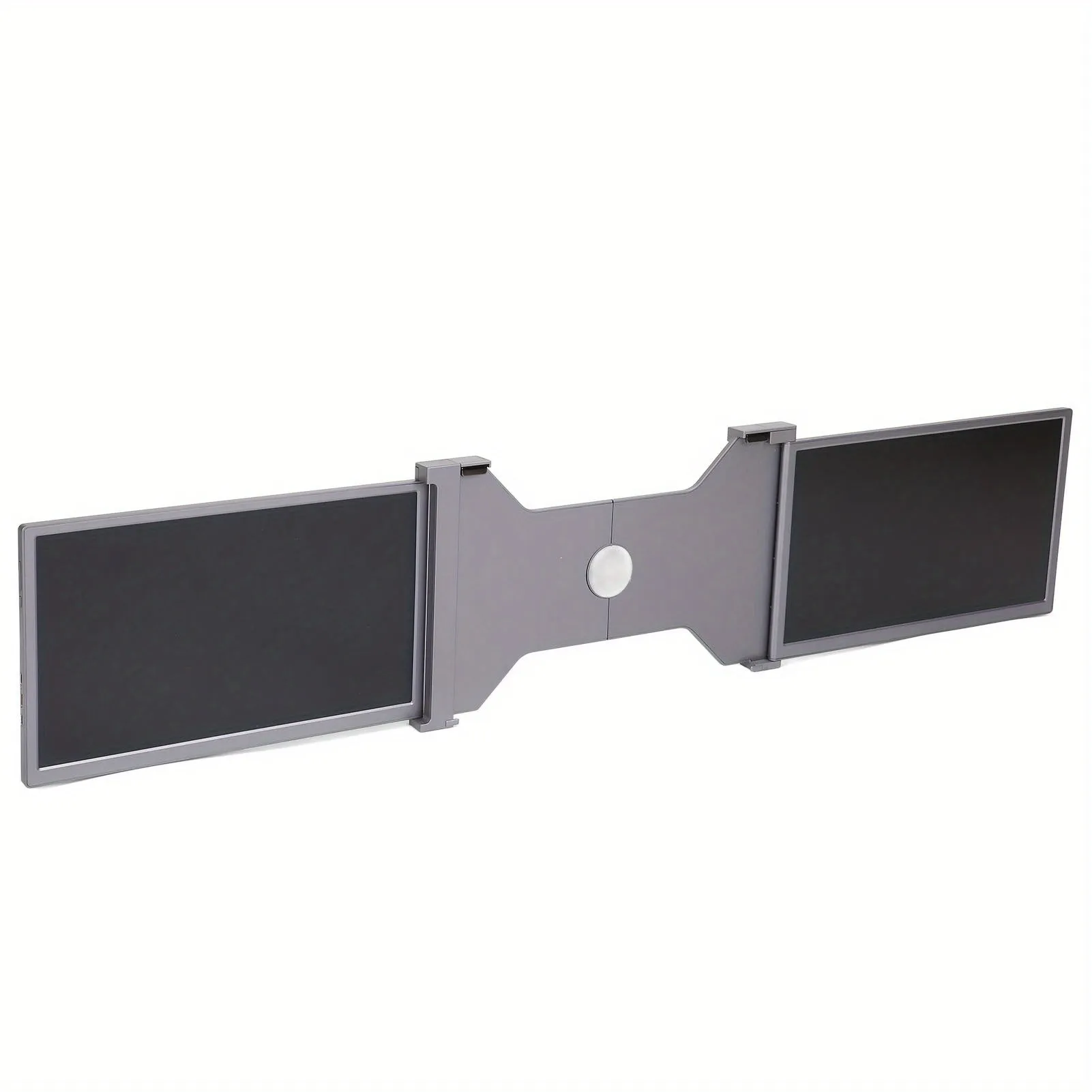 Dual Extender Screen 38.1cm FHD 1080P IPS Folding Dual Monitor Extender Portable Monitor for Laptops PCs Mobile Phones Space Gray