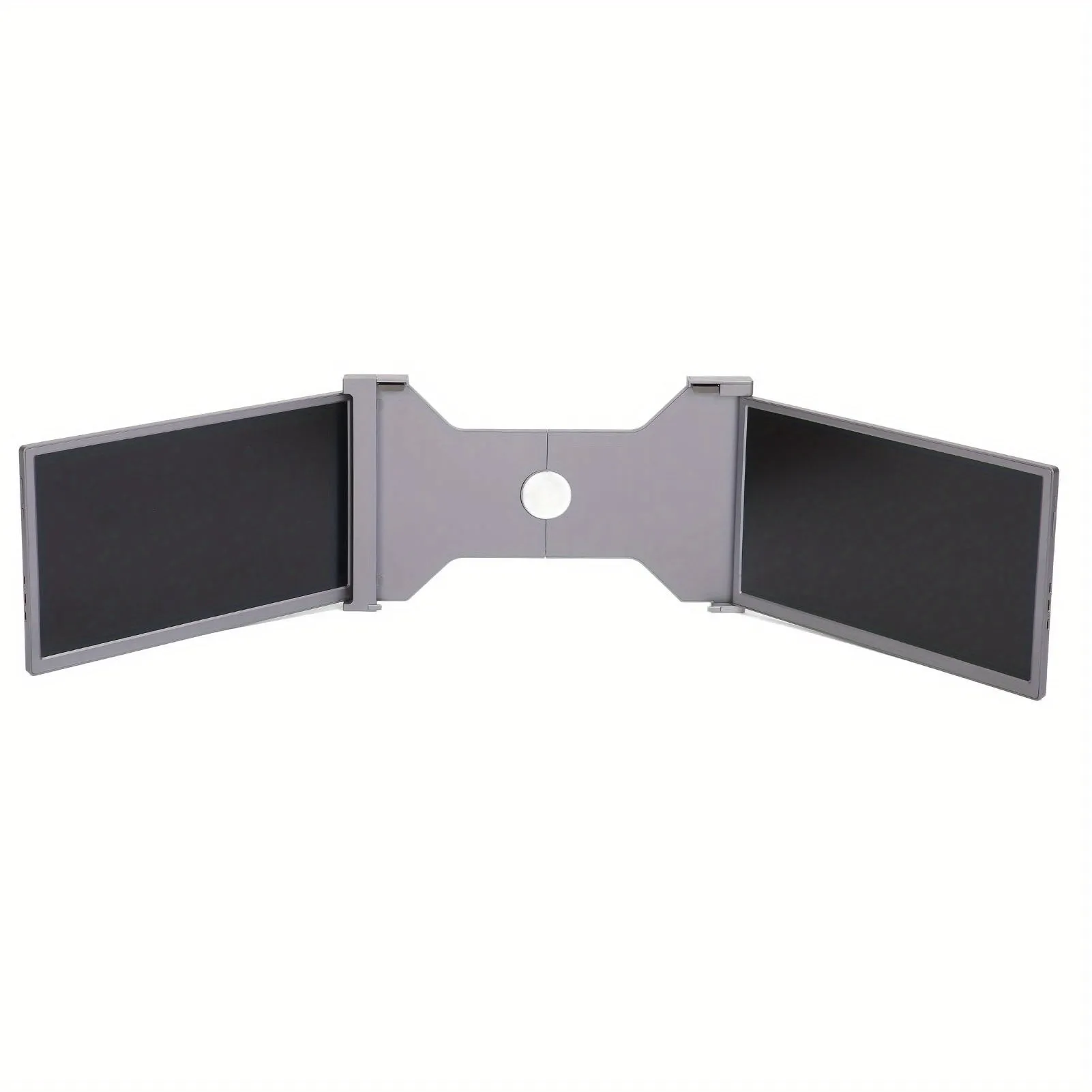 Dual Extender Screen 38.1cm FHD 1080P IPS Folding Dual Monitor Extender Portable Monitor for Laptops PCs Mobile Phones Space Gray