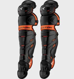 Easton Elite X 14" Orange and Black - Youth Catcher's Leg Guards Easton Elite X 14" Orange and Black - Youth Catcher's Leg Guards