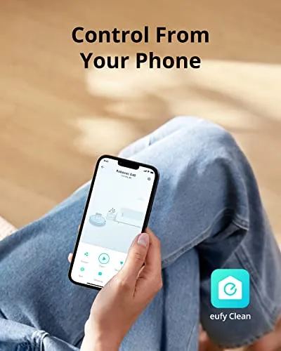 eufy Clean by Anker, Clean G40, Robot Vacuum, 2,500 Pa Strong Suction, Wi-Fi Connected, Planned Pathfinding, Ultra-Slim Design, Perfect for Daily Cleaning