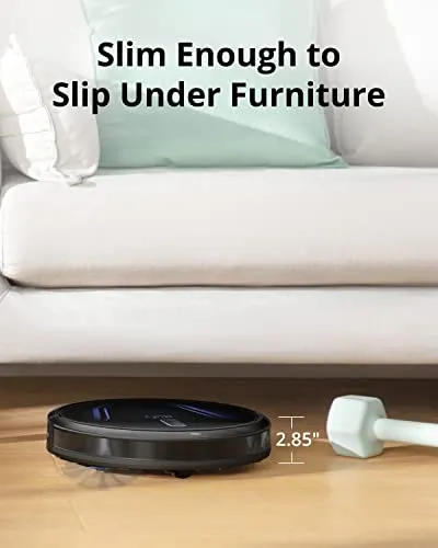 eufy Clean by Anker, Clean G40, Robot Vacuum, 2,500 Pa Strong Suction, Wi-Fi Connected, Planned Pathfinding, Ultra-Slim Design, Perfect for Daily Cleaning