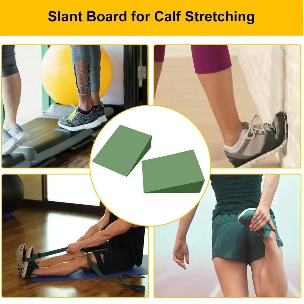EVA Yoga Incline Board Non-slip Squat Wedge Block Squat Ramp Stretch Yoga Block Calf Extender Foot Stretcher For Feet Fitness