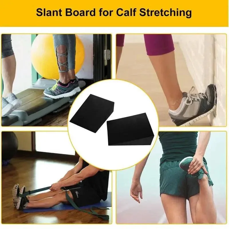 EVA Yoga Incline Board Non-slip Squat Wedge Block Squat Ramp Stretch Yoga Block Calf Extender Foot Stretcher For Feet Fitness