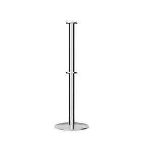 Flat Top Dual Rope Stanchion with Low Profile Base - Montour Line CXLineD