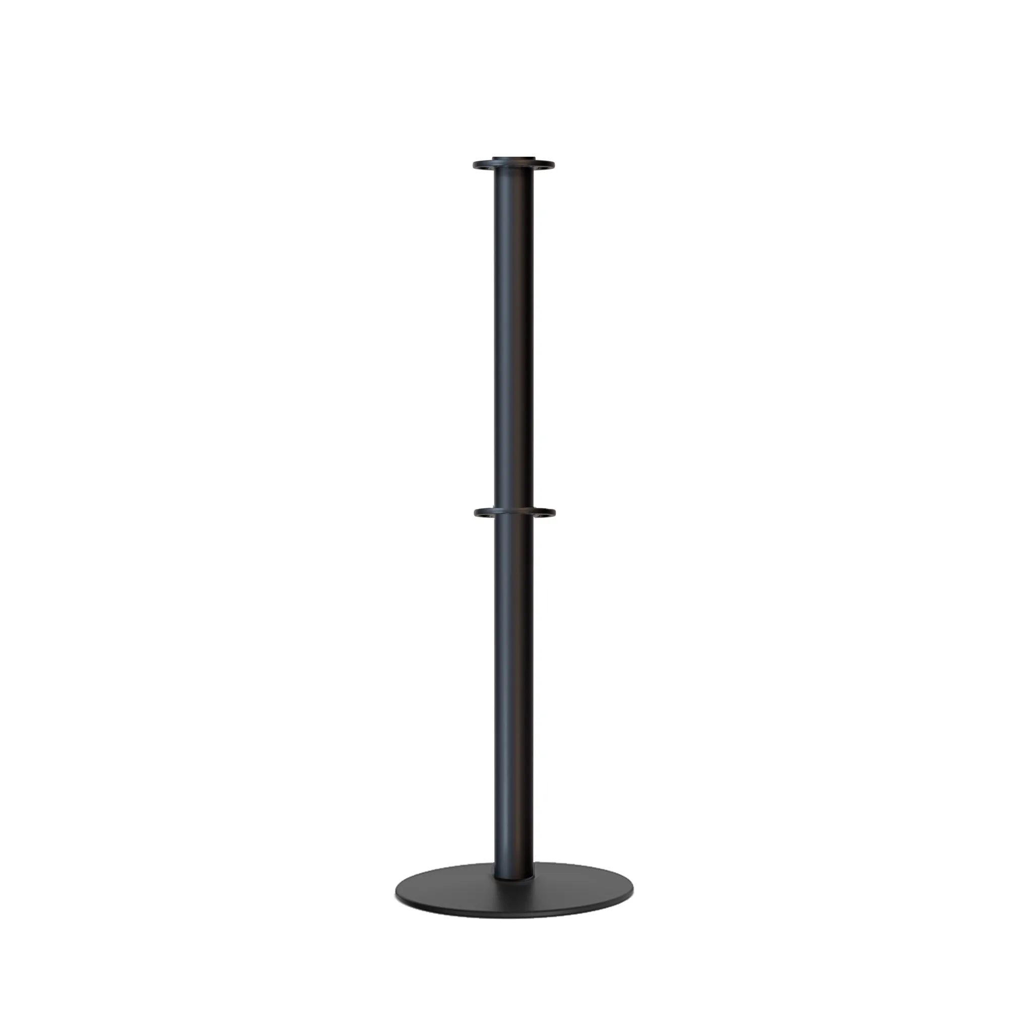 Flat Top Dual Rope Stanchion with Low Profile Base - Montour Line CXLineD
