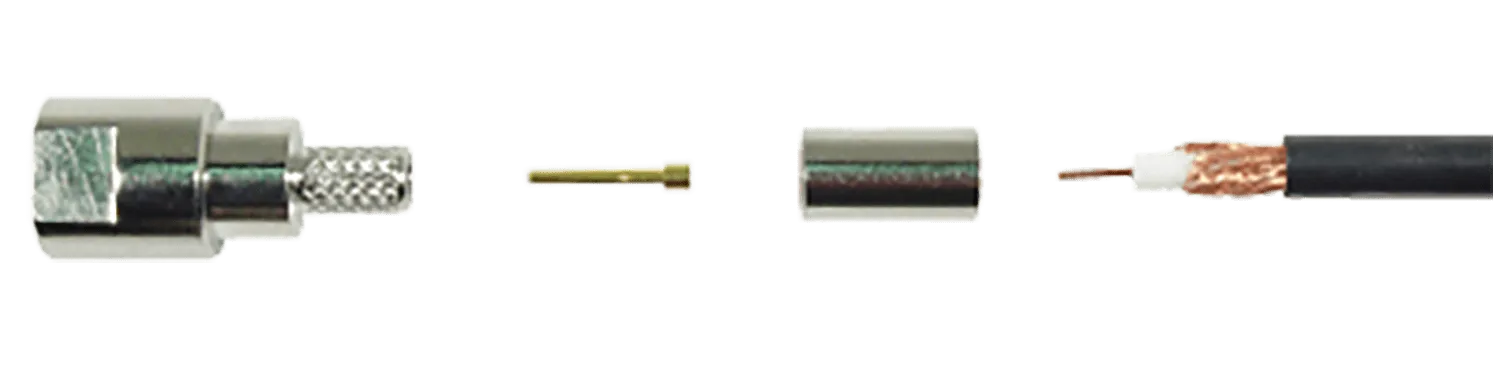 FME Male Crimp Connector