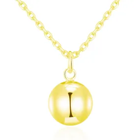 Gold Plated Ball Necklace