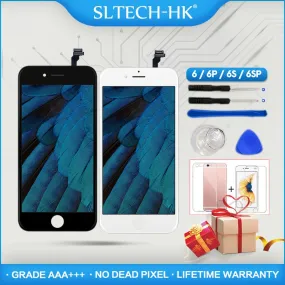 Grade AAA    For iPhone 6 6S Plus LCD With 3D Force Touch Screen Digitizer Assembly For iPhone 5S Display No Dead Pixel