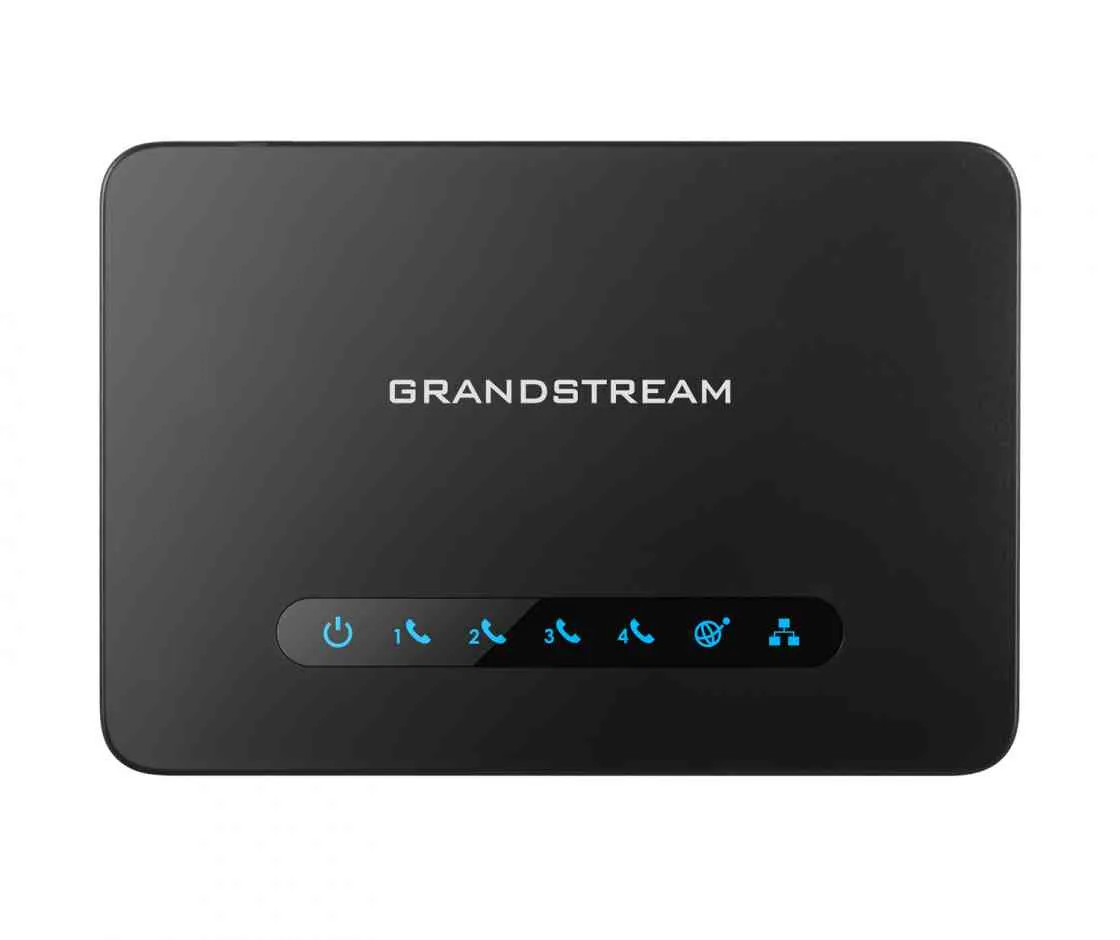 Grandstream HT814 FXS ATA  4 Port Voip Gateway  Dual GbE Network