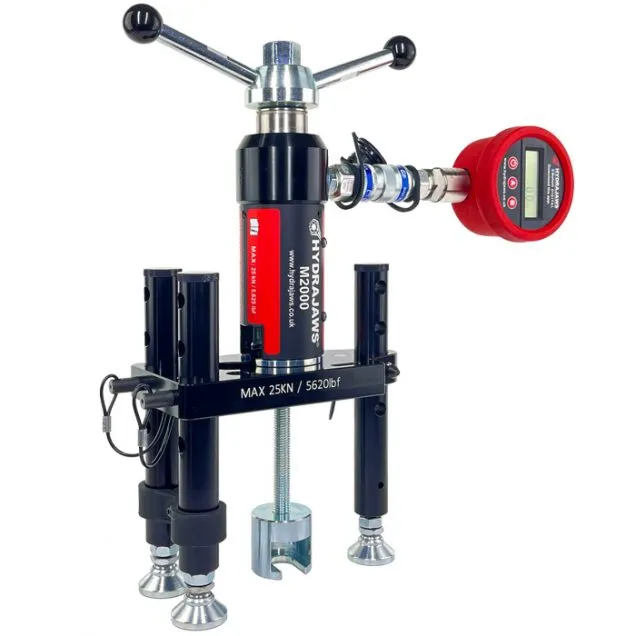 Hydrajaws M2000 PRO IMPERIAL Tester Kit with 0-25kN/5620lbf