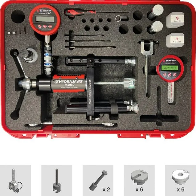 Hydrajaws M2000 PRO IMPERIAL Tester Kit with 0-25kN/5620lbf