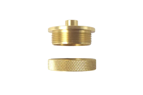 Individual Sets 1-3/16" Low Profile Solid Brass PC-Style Router Template Guide Bushings Sets and Lock Nuts