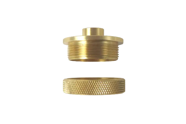 Individual Sets 1-3/16" Low Profile Solid Brass PC-Style Router Template Guide Bushings Sets and Lock Nuts