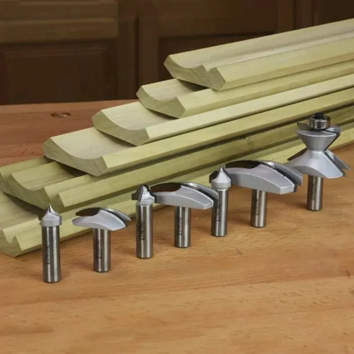 Infinity Tools 1/2" Shank 7-Pc. Master Crown Molding Router Bit Set
