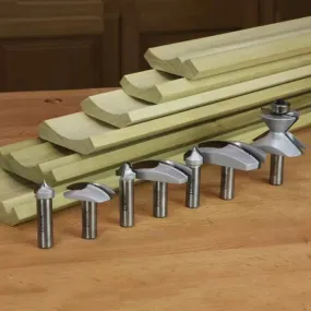 Infinity Tools 1/2" Shank 7-Pc. Master Crown Molding Router Bit Set