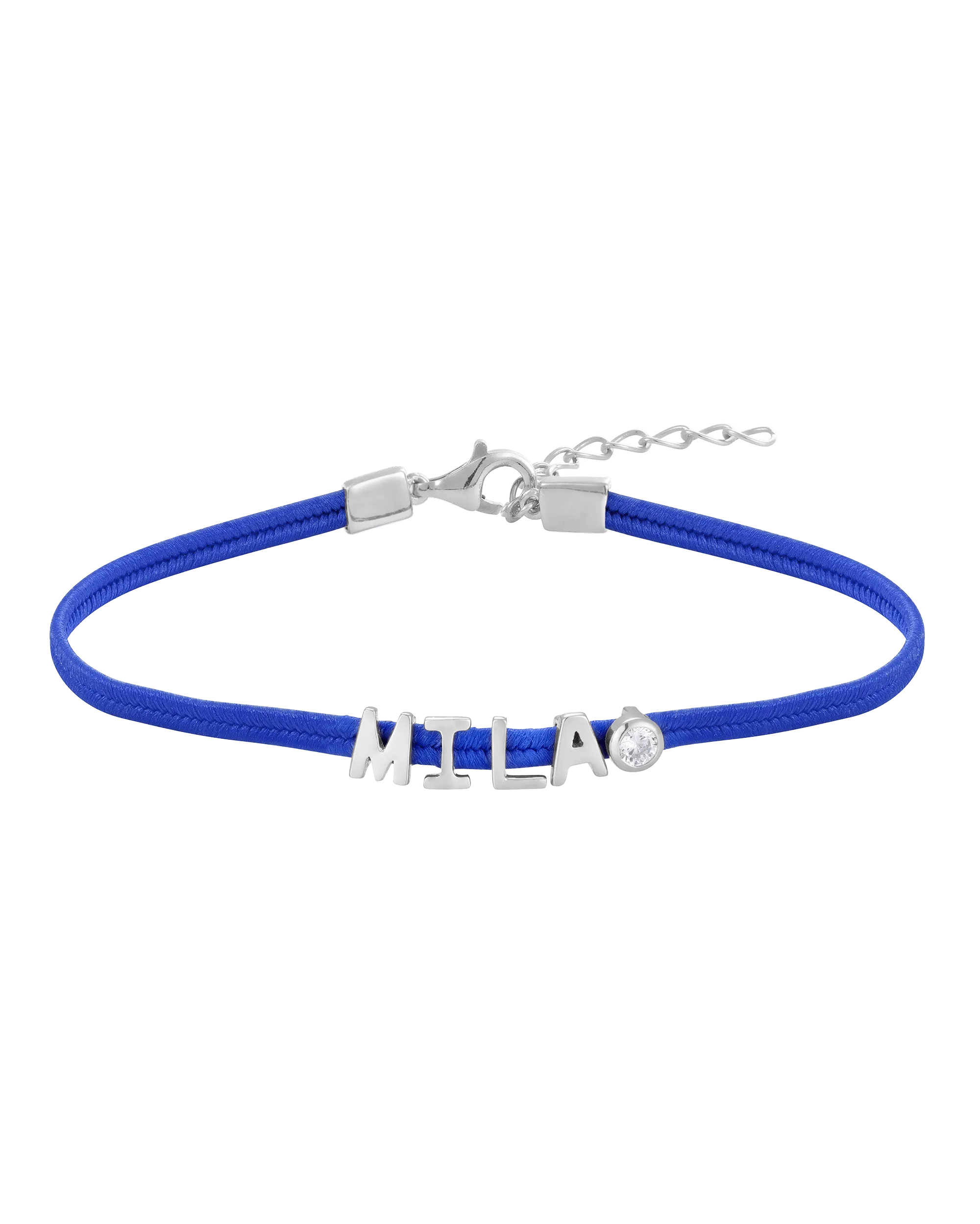 Initial Cord of Love - 925 Sterling Silver