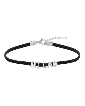 Initial Cord of Love - 925 Sterling Silver