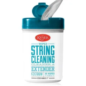 Kyser String Cleaner & Extender Wipes - 35 Pack