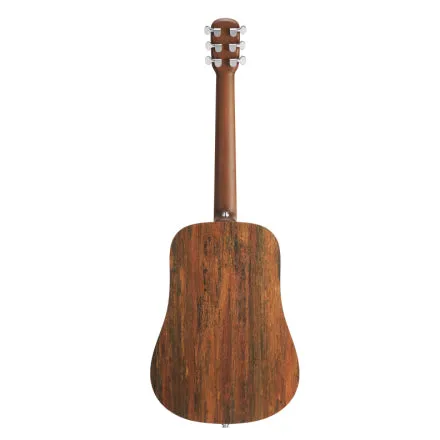 Lava Music LAVA ME 4 SPRUCE Series Acoustic Electric Guitar - 36" (Woodgrain Brown & Burlywood)