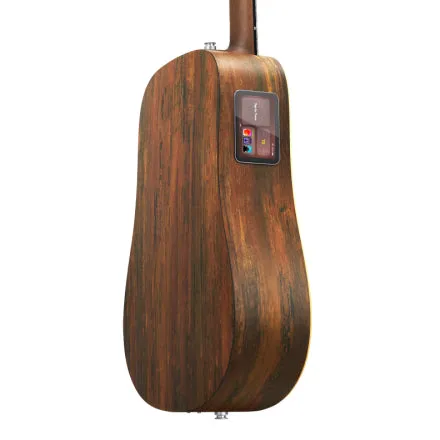 Lava Music LAVA ME 4 SPRUCE Series Acoustic Electric Guitar - 36" (Woodgrain Brown & Burlywood)