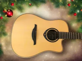 Lâg HyVibe THV20DCE Tramontane Acoustic-Electric Guitar with Lag HyVibe Gig Bag