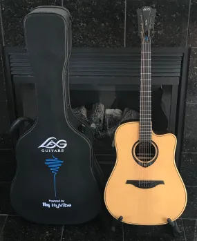 Lâg HyVibe THV30 Tramontane Acoustic-Electric Guitar with Hardshell Case